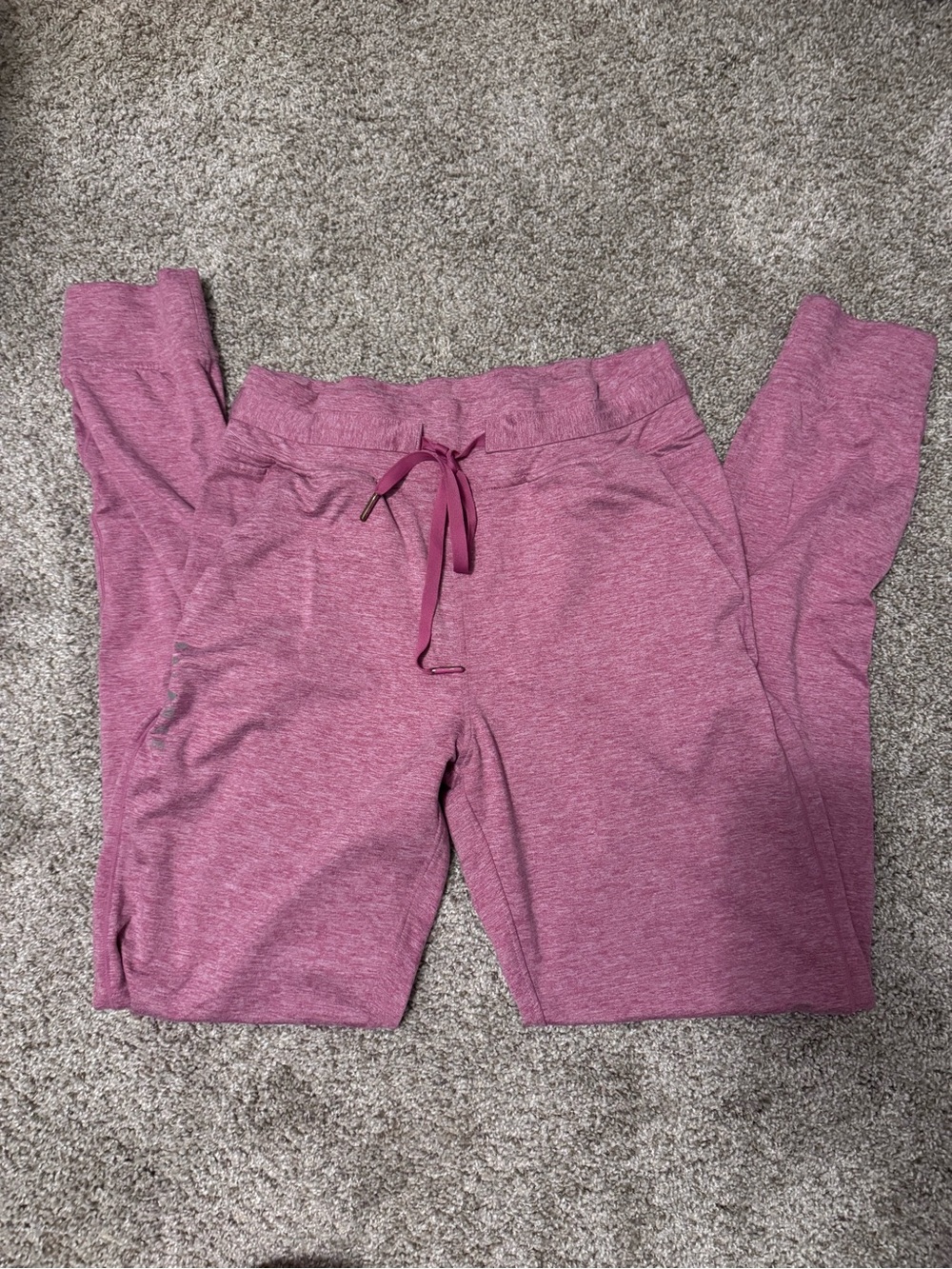 Pink Drawstring Jogger Pants